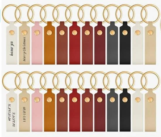 Leatherette Keychain