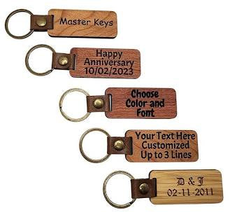 Wooden Keychain